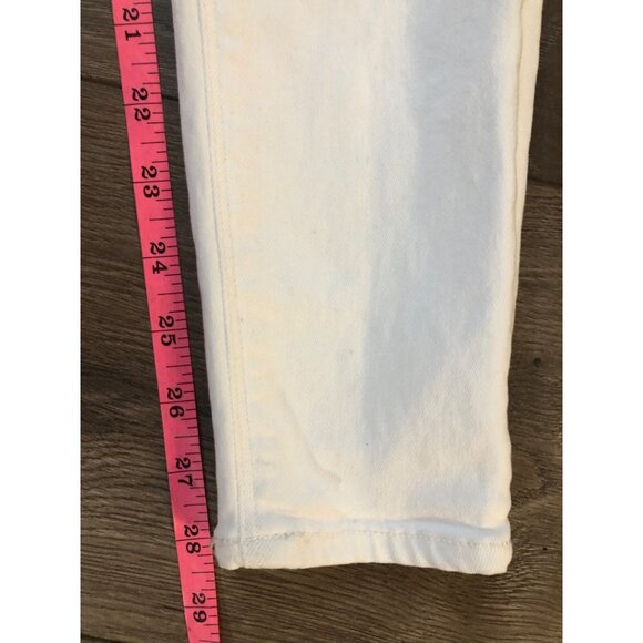 ASOS high rise skinny white denim jeans 26 - Picture 5 of 5